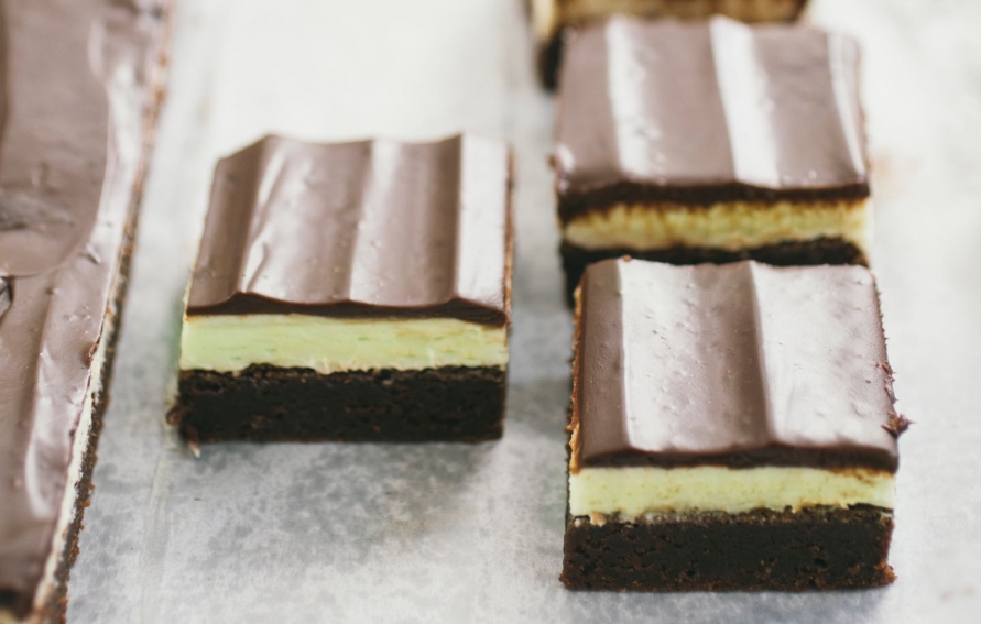 Chocolate Basil Brownies